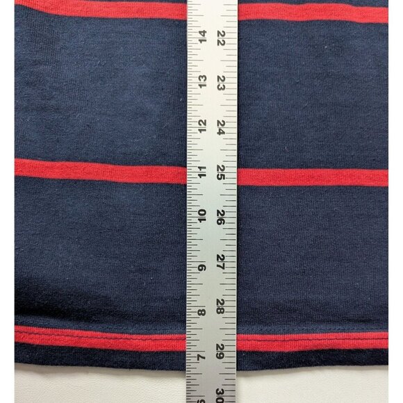 Vintage Regatta Sports Clipper Men's Striped T-Shirt With Embroidered Badge Sz L - Picture 6 of 8